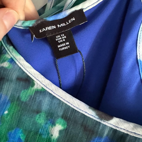 Karen Millen Floral Ruffle Mini Dress - Picture 3 of 5